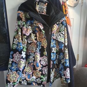 Rip n Dip Flowered Hoodie